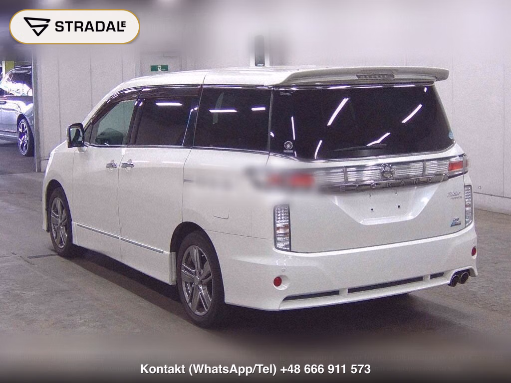 NISSAN ELGRAND 5D RIDER BLACK LEATHER SEAT MANUAL SEAT, miniaturka 3
