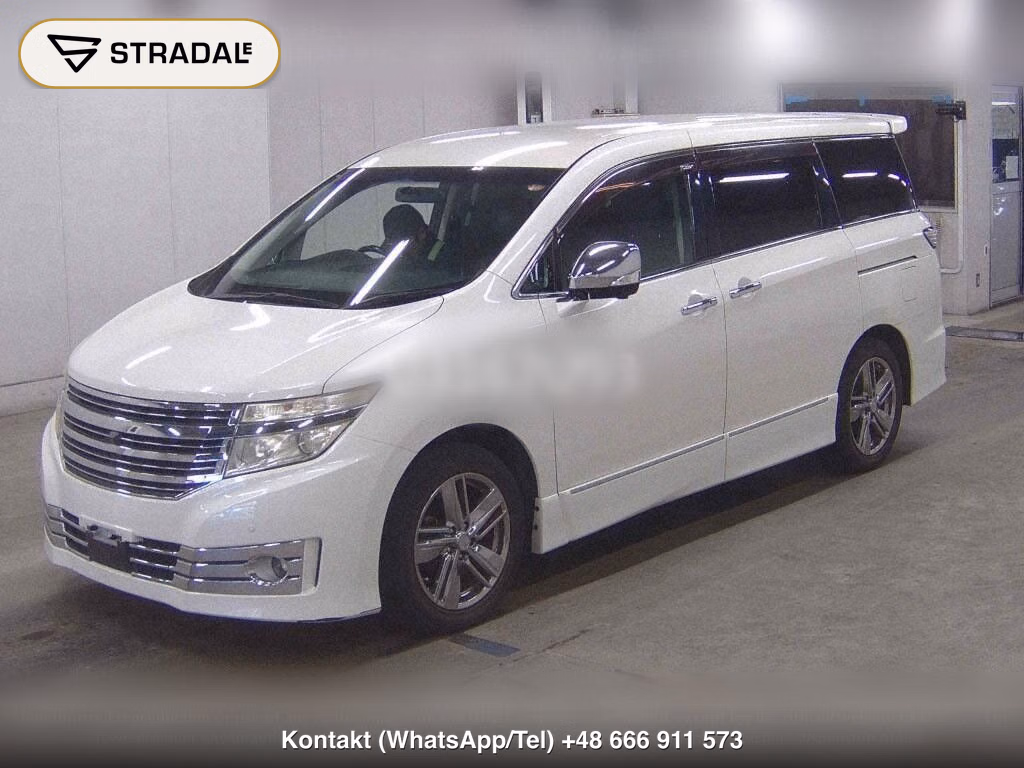 NISSAN ELGRAND 5D RIDER BLACK LEATHER SEAT MANUAL SEAT, miniaturka 5