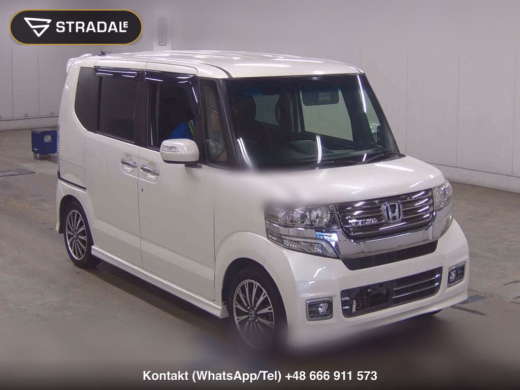 HONDA N-BOX CUSTOM G･TURBO L PACKAGE 2015, aukcja z Japonii, zdjęcie 1