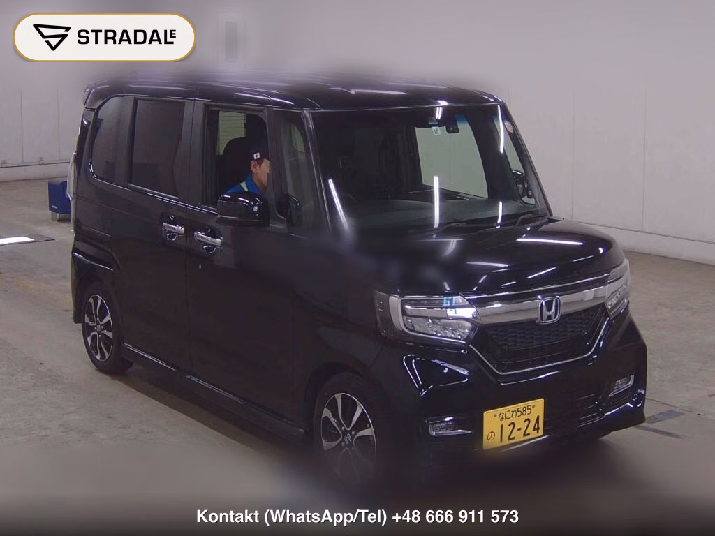 HONDA N-BOX CUSTOM G・L HONDA SENSING 2019, aukcja z Japonii, zdjęcie 1