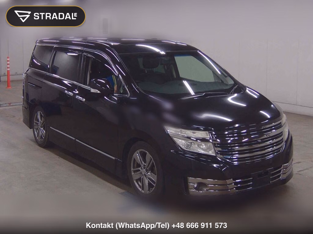 NISSAN ELGRAND 5D RIDER BLACK LINE BLACK LEATHER POWER SEA 2013, aukcja z Japonii, zdjęcie 1