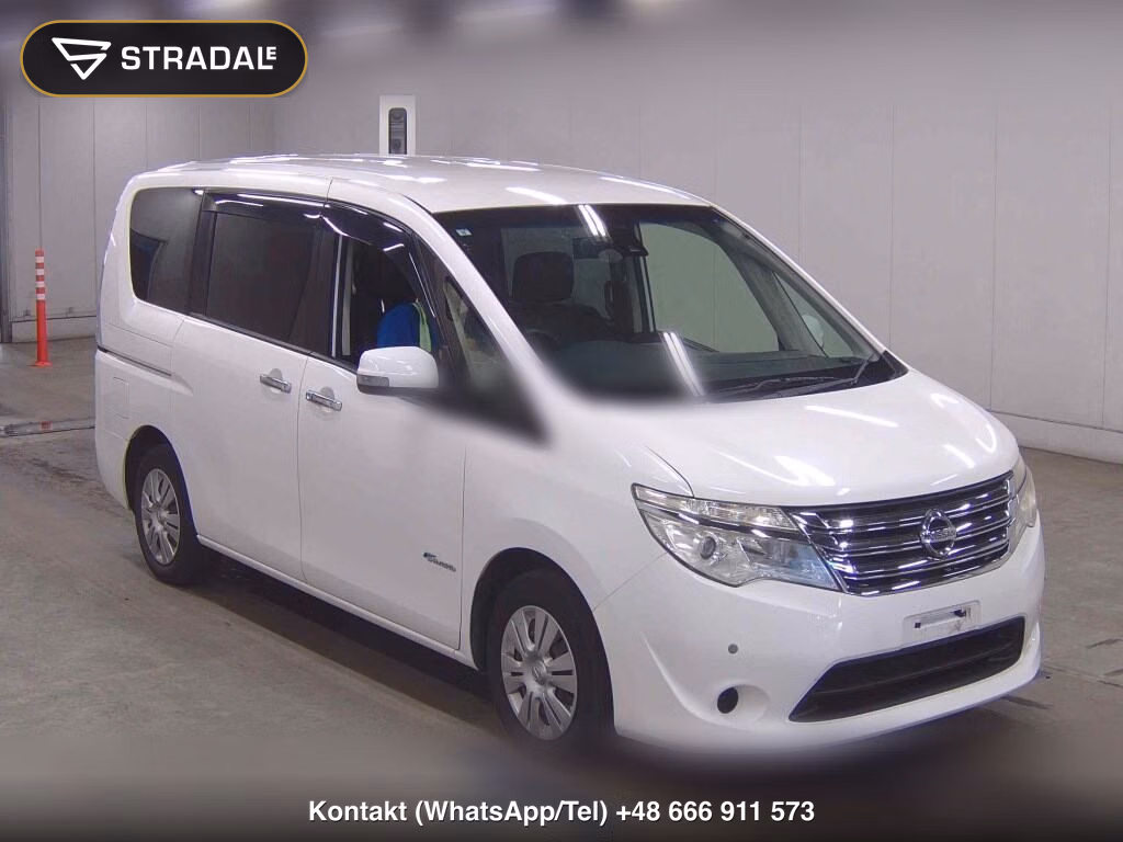 NISSAN SERENA 5D 20X S-HYBRID 2014, aukcja z Japonii, zdjęcie 1