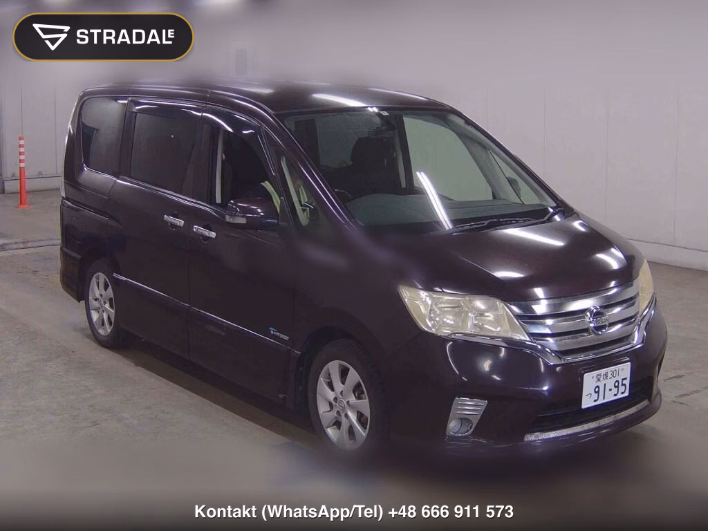 NISSAN SERENA 5D HIGHWAY STAR S-HYBRID 2012, aukcja z Japonii, zdjęcie 1