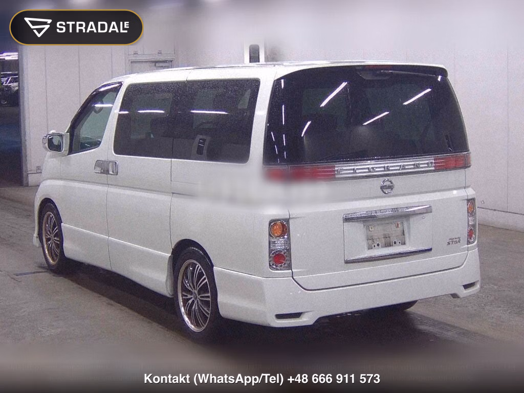 NISSAN ELGRAND 5D 250 HIGHWAY STAR BLACK LEATHER NAVI EDIT, miniaturka 3