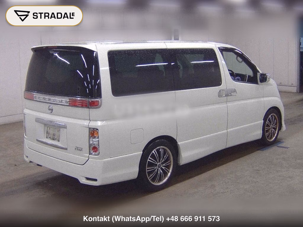 NISSAN ELGRAND 5D 250 HIGHWAY STAR BLACK LEATHER NAVI EDIT, miniaturka 6