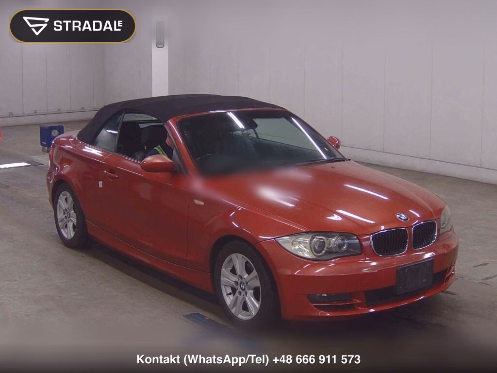 BMW 1 SERIES OP 120I CABRIOLET 2008, aukcja z Japonii, zdjęcie 1