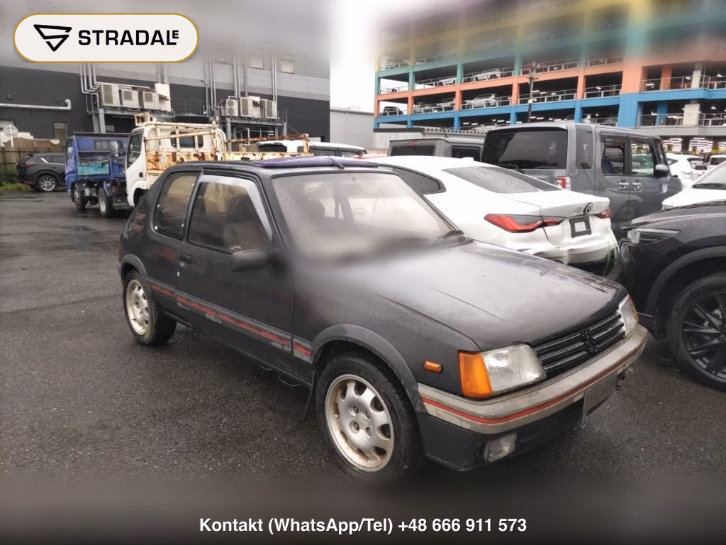 PEUGEOT 205 3D GTI 1989, aukcja z Japonii, zdjęcie 1