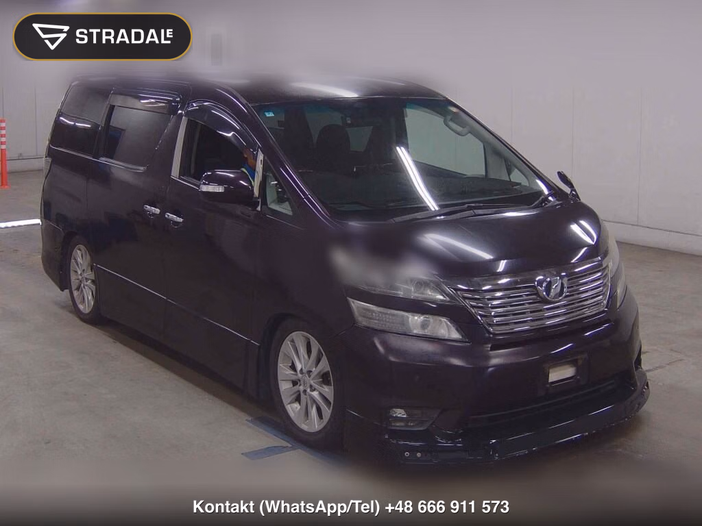 TOYOTA VELLFIRE 2.4Z 2009, aukcja z Japonii, zdjęcie 1