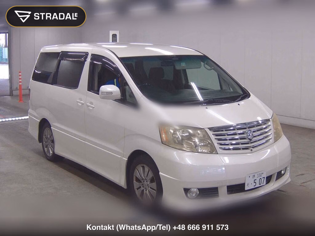TOYOTA ALPHARD V AS PREMIUM ALCANTARA VERSION 2005, aukcja z Japonii, zdjęcie 1