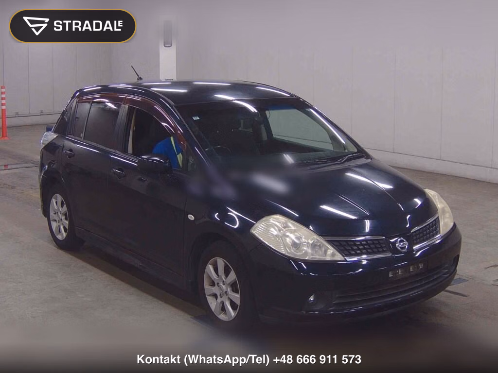 NISSAN TIIDA 18G 2007, aukcja z Japonii, zdjęcie 1