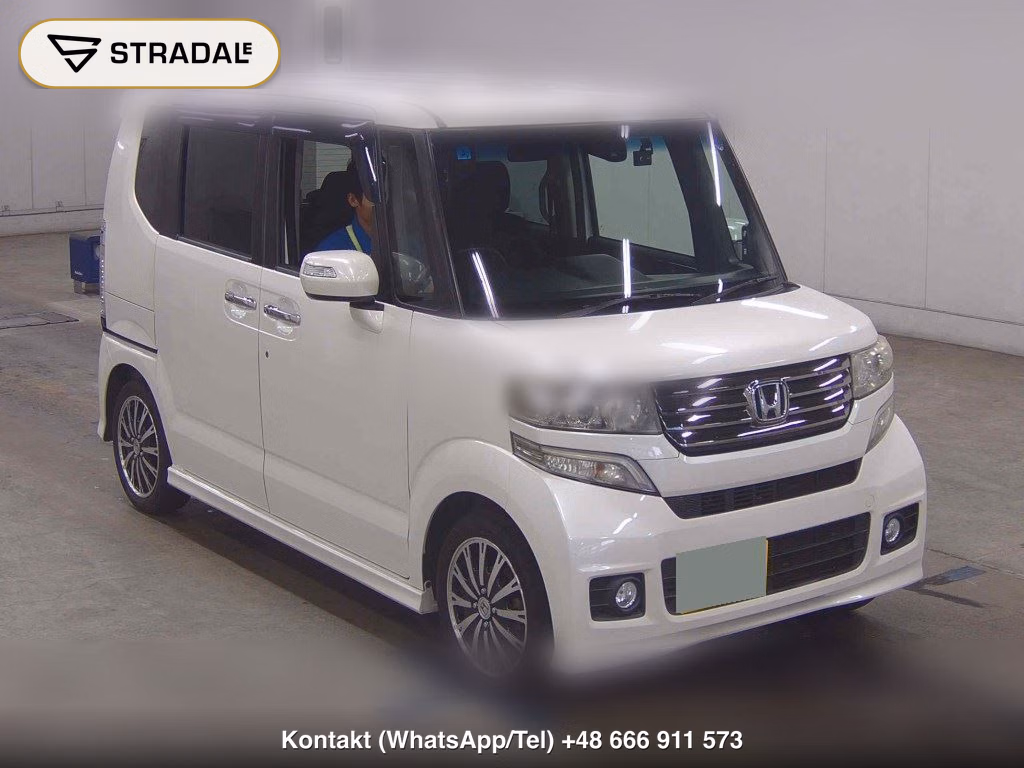 HONDA N-BOX CUSTOM G･TURBO A PACKAGE 2014, aukcja z Japonii, zdjęcie 1