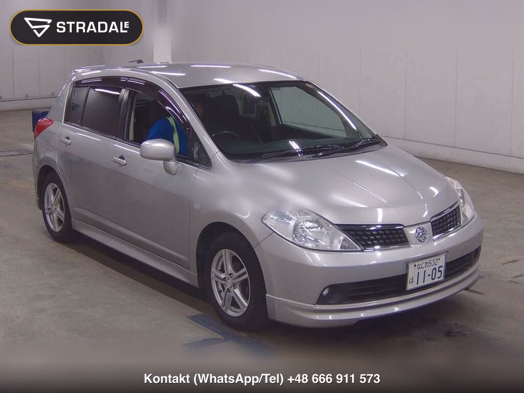 NISSAN TIIDA 15M 2004, aukcja z Japonii, zdjęcie 1