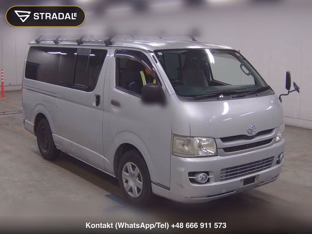 TOYOTA HIACE VAN 5D DX 2008, aukcja z Japonii, zdjęcie 1
