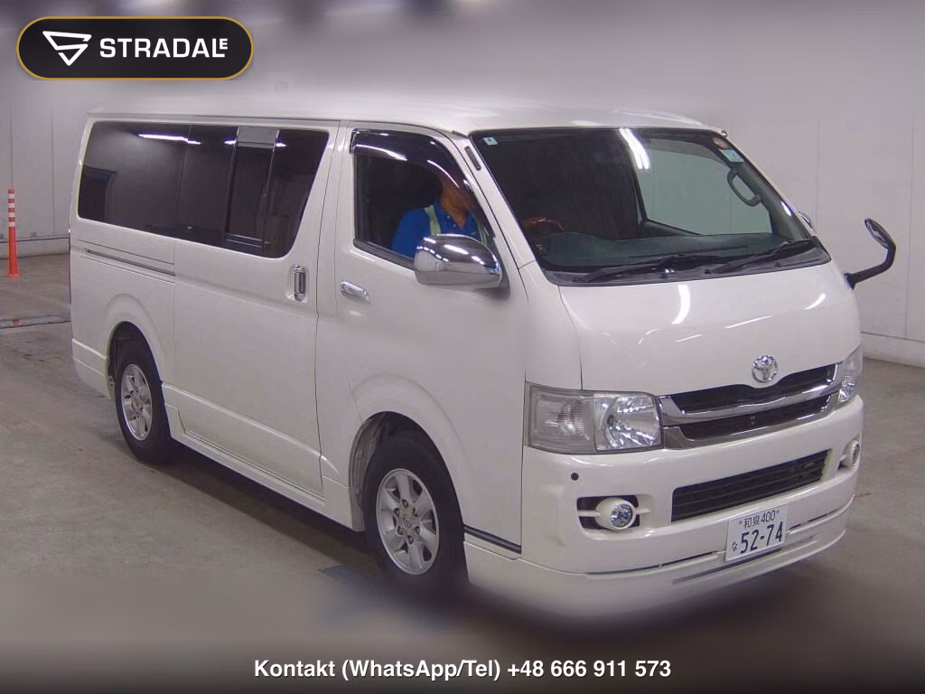 TOYOTA HIACE VAN 5D LONG SUPER GL 2010, aukcja z Japonii, zdjęcie 1