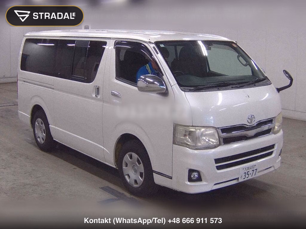 TOYOTA HIACE VAN 5D LONG SUPER GL 2011, aukcja z Japonii, zdjęcie 1