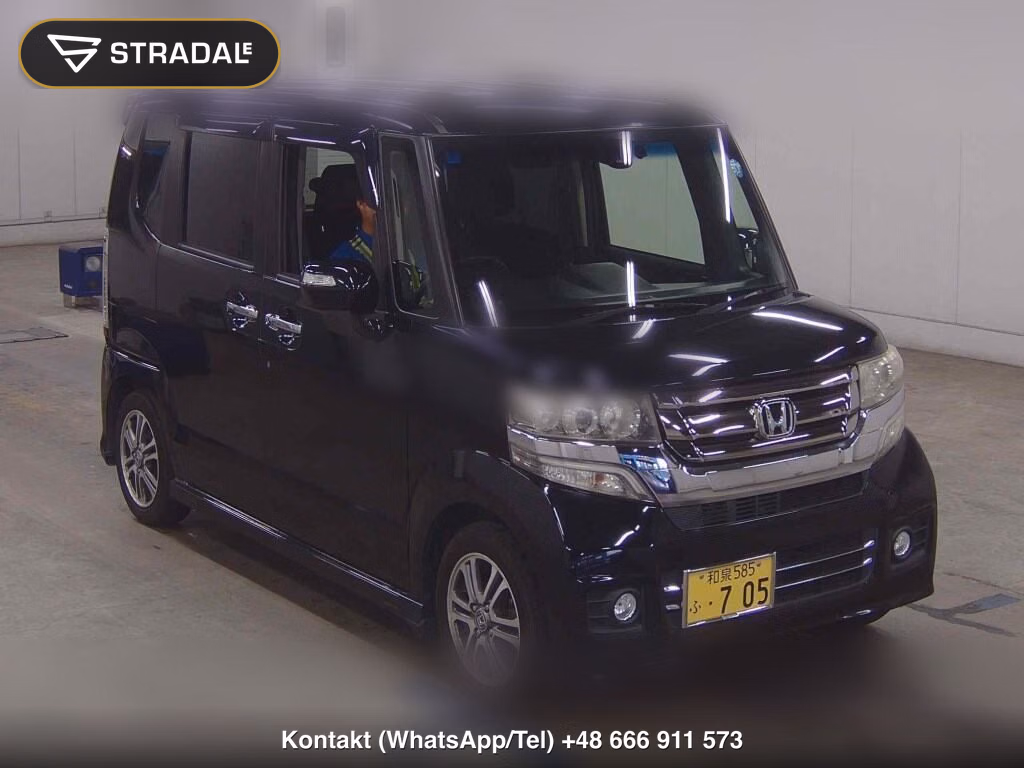 HONDA N-BOX CUSTOM SS PACKAGE 2016, aukcja z Japonii, zdjęcie 1