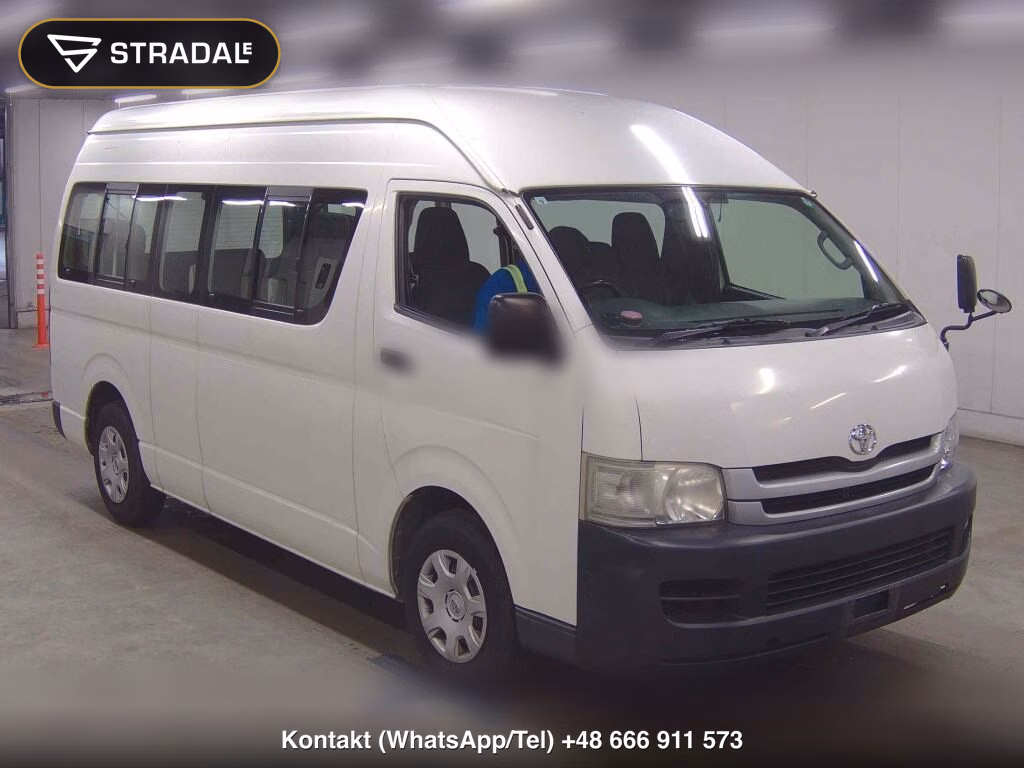 TOYOTA HIACE COMMUTER 4D SUPER LONG DX 2010, aukcja z Japonii, zdjęcie 1