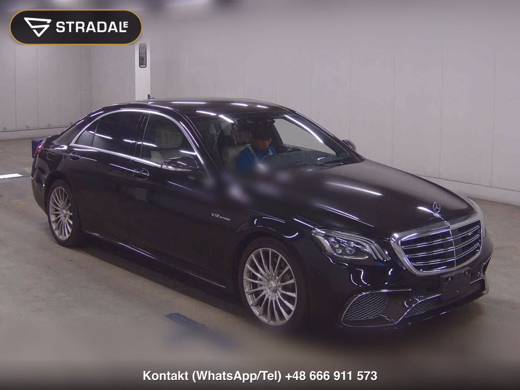 MERCEDES BENZ S-CLASS 4D S65 AMG LONG 2018, aukcja z Japonii, zdjęcie 1