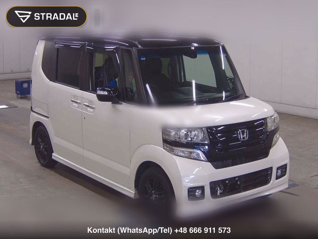 HONDA N-BOX CUSTOM SS PACKAGE 2017, aukcja z Japonii, zdjęcie 1