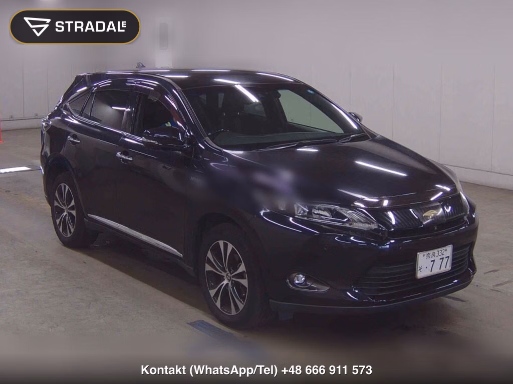 TOYOTA HARRIER HYBRID 4WD PREMIUM ADVANCED PACKAGE STYLE MAUVE 2016, aukcja z Japonii, zdjęcie 1