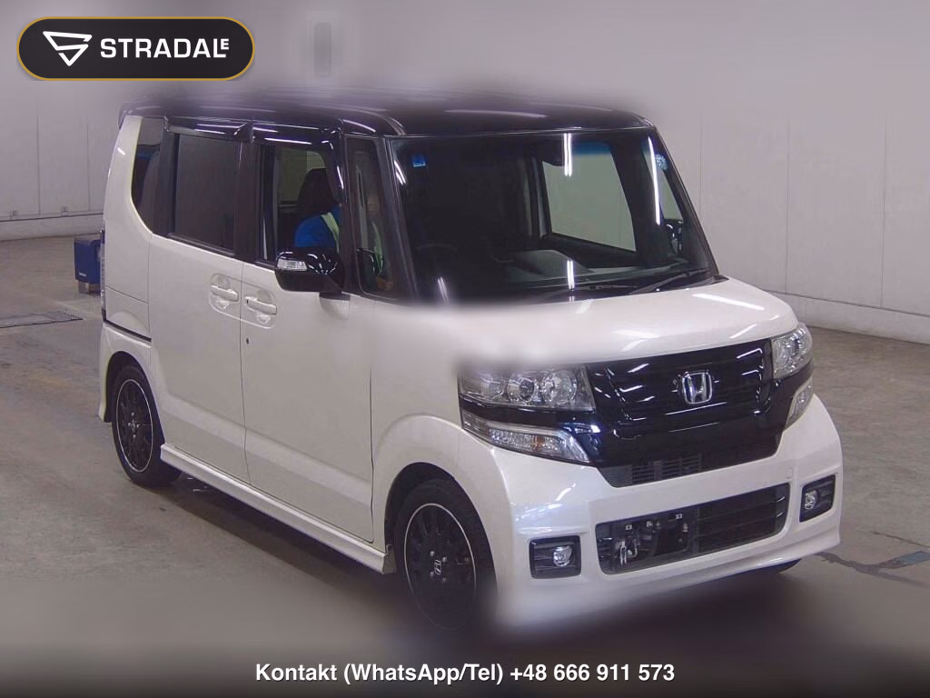 HONDA N-BOX CUSTOM 2TONE COLOR STYLE G・TURBO L PACKAGE 2016, aukcja z Japonii, zdjęcie 1