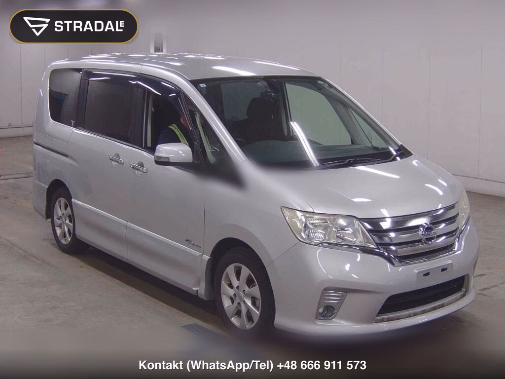 NISSAN SERENA 5D HIGHWAY STAR G S-HYBRID 2013, aukcja z Japonii, zdjęcie 1