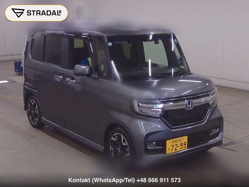HONDA N-BOX CUSTOM G･L TURBO HONDA SENSING 2019, aukcja z Japonii, zdjęcie 1