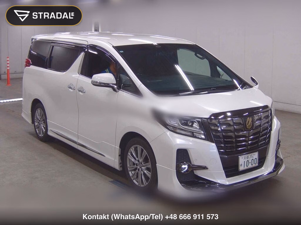 TOYOTA ALPHARD 2.5S A PACKAGE TYPE BLACK 2016, aukcja z Japonii, zdjęcie 1