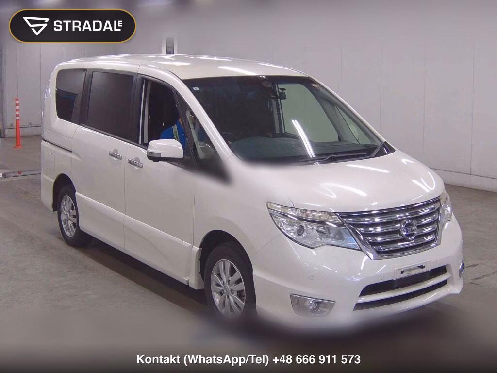 NISSAN SERENA 5D 4WD HIGHWAY STAR V SELECTION + SAFETY Ⅱ 2015, aukcja z Japonii, zdjęcie 1