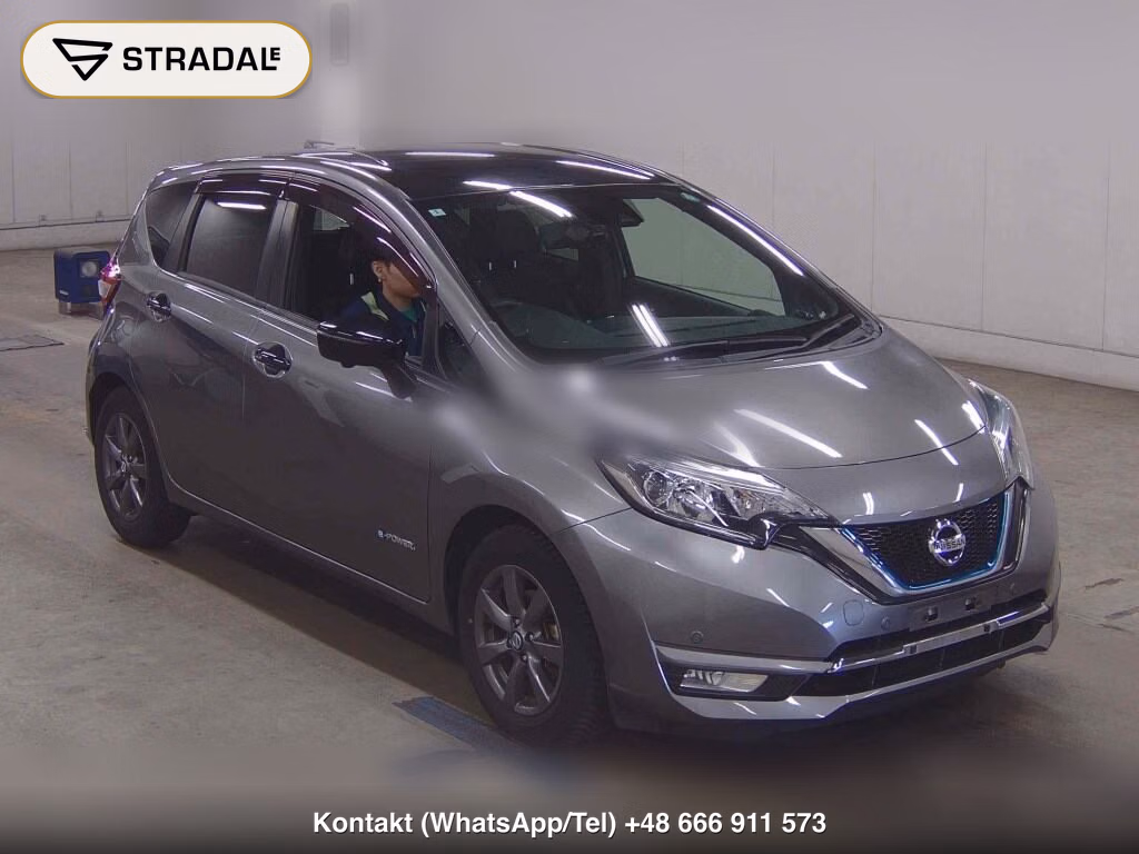 NISSAN NOTE E-POWER MEDALIST BLACK ARROW 2018, aukcja z Japonii, zdjęcie 1
