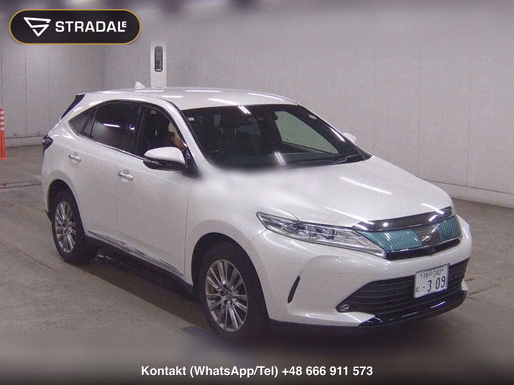 TOYOTA HARRIER PREMIUM METAL AND LEATHER PACKAGE 2018, aukcja z Japonii, zdjęcie 1