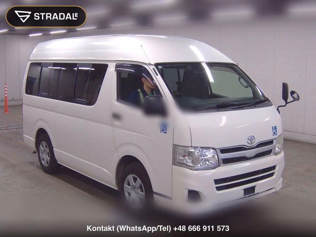 TOYOTA HIACE VAN 4D WELCAB 2013, aukcja z Japonii, zdjęcie 1