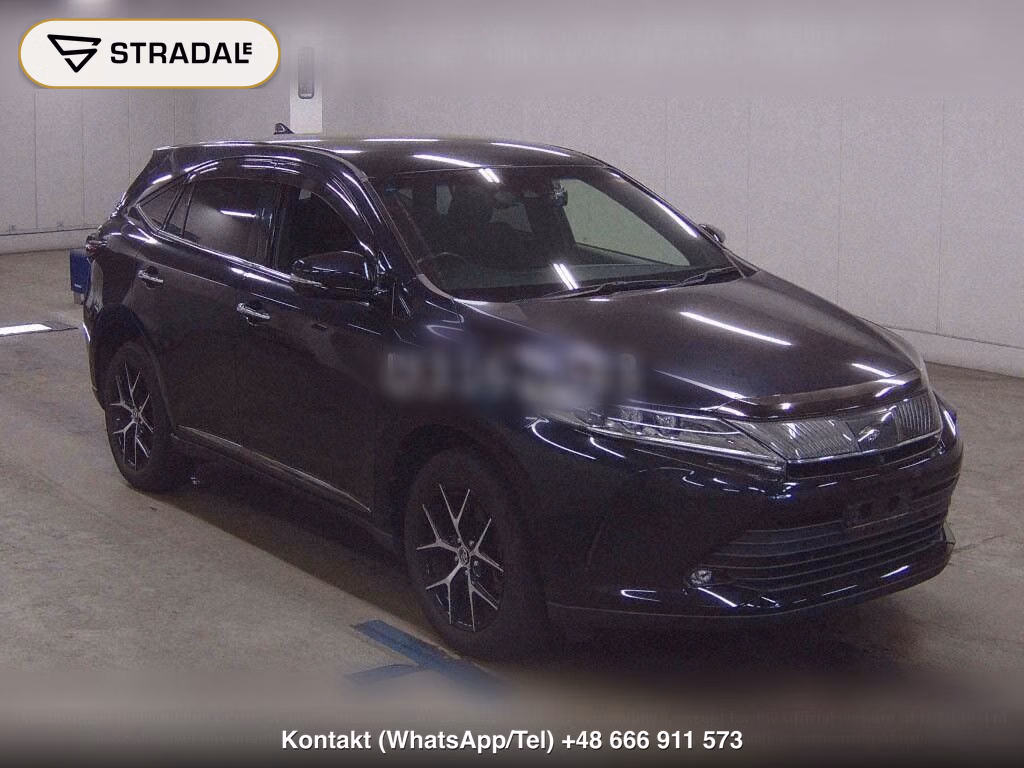 TOYOTA HARRIER HYBRID 4WD PROGRESS STYLE BLUEISH 2018, aukcja z Japonii, zdjęcie 1