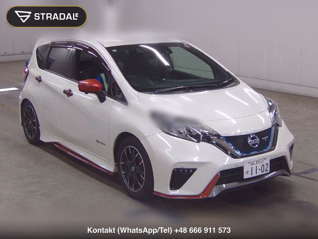 NISSAN NOTE E-POWER NISMO S 2018, aukcja z Japonii, zdjęcie 1