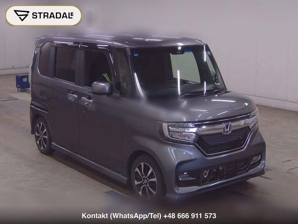 HONDA N-BOX CUSTOM G・L HONDA SENSING 2018, aukcja z Japonii, zdjęcie 1
