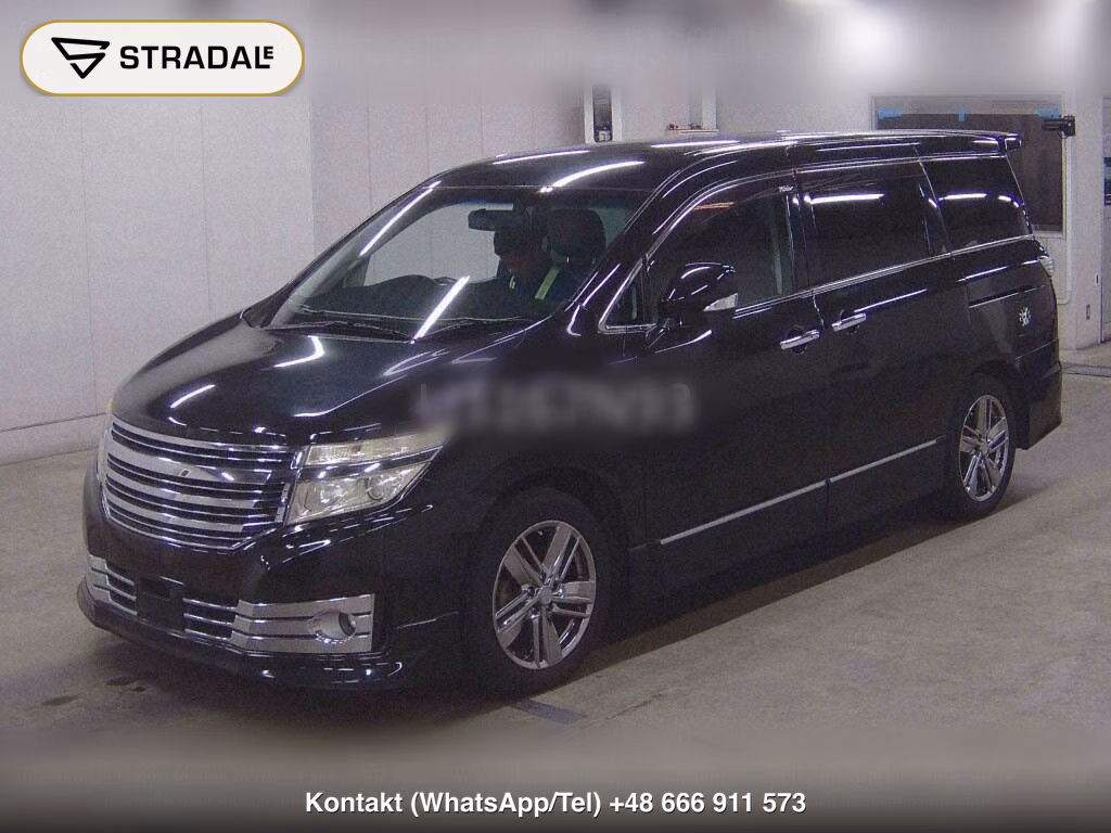 NISSAN ELGRAND 5D RIDER BLACK CLOTH SHEET, miniaturka 5