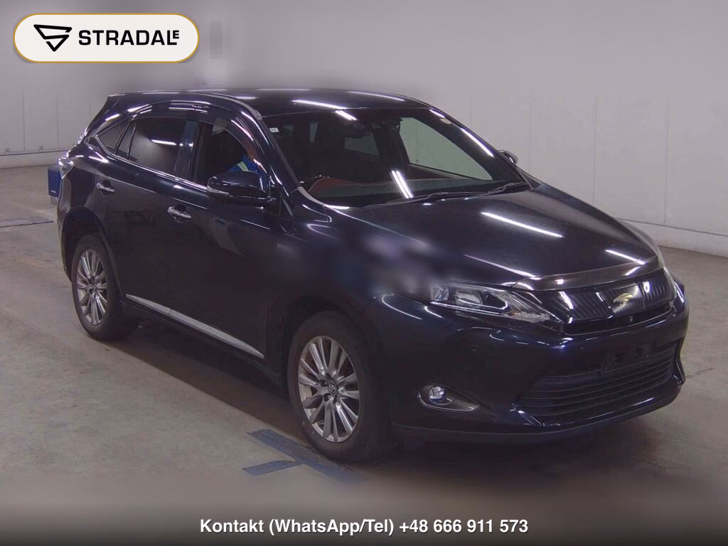 TOYOTA HARRIER HYBRID 4WD PREMIUM ADVANCED PACKAGE 2014, aukcja z Japonii, zdjęcie 1
