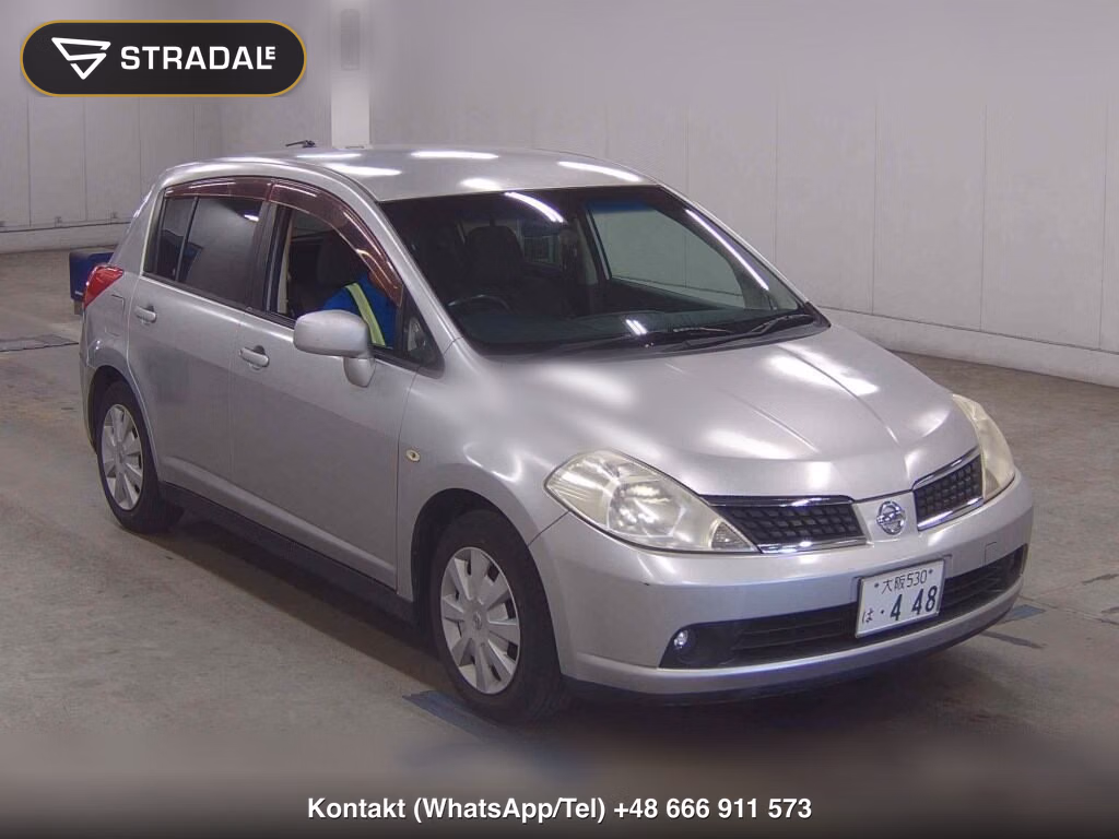 NISSAN TIIDA 15M 2008, aukcja z Japonii, zdjęcie 1