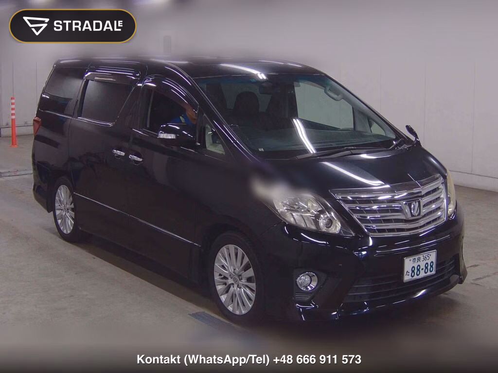 TOYOTA ALPHARD 240S C PACKAGE 2012, aukcja z Japonii, zdjęcie 1