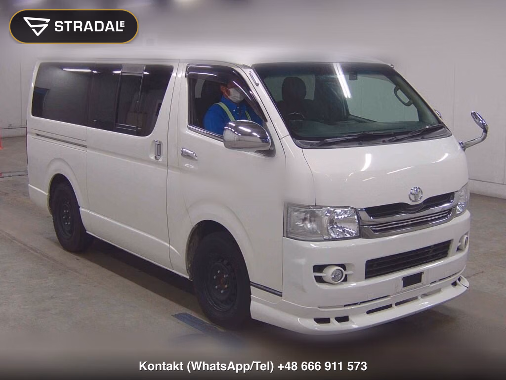 TOYOTA HIACE VAN 5D 4WD LONG SUPER GL 2009, aukcja z Japonii, zdjęcie 1