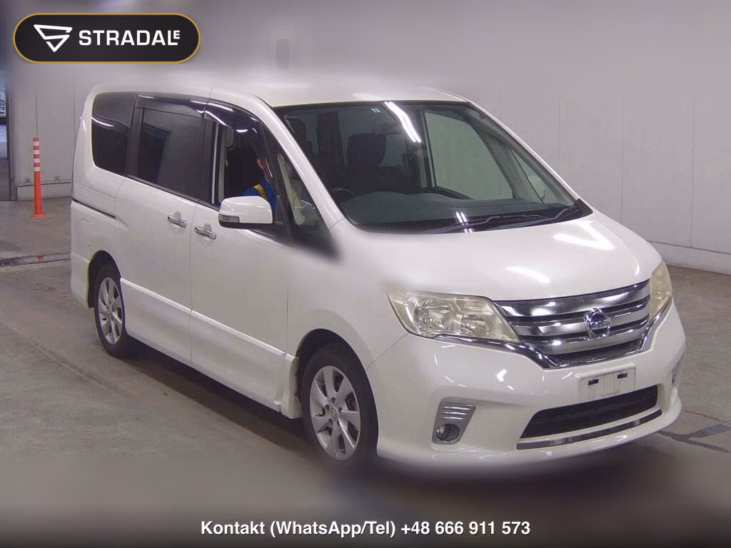 NISSAN SERENA 5D HIGHWAY STAR V SELECTION 2012, aukcja z Japonii, zdjęcie 1