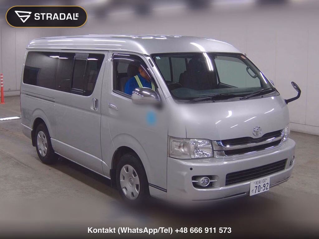 TOYOTA HIACE VAN 5D LONG WIDE SUPER GL 2008, aukcja z Japonii, zdjęcie 1