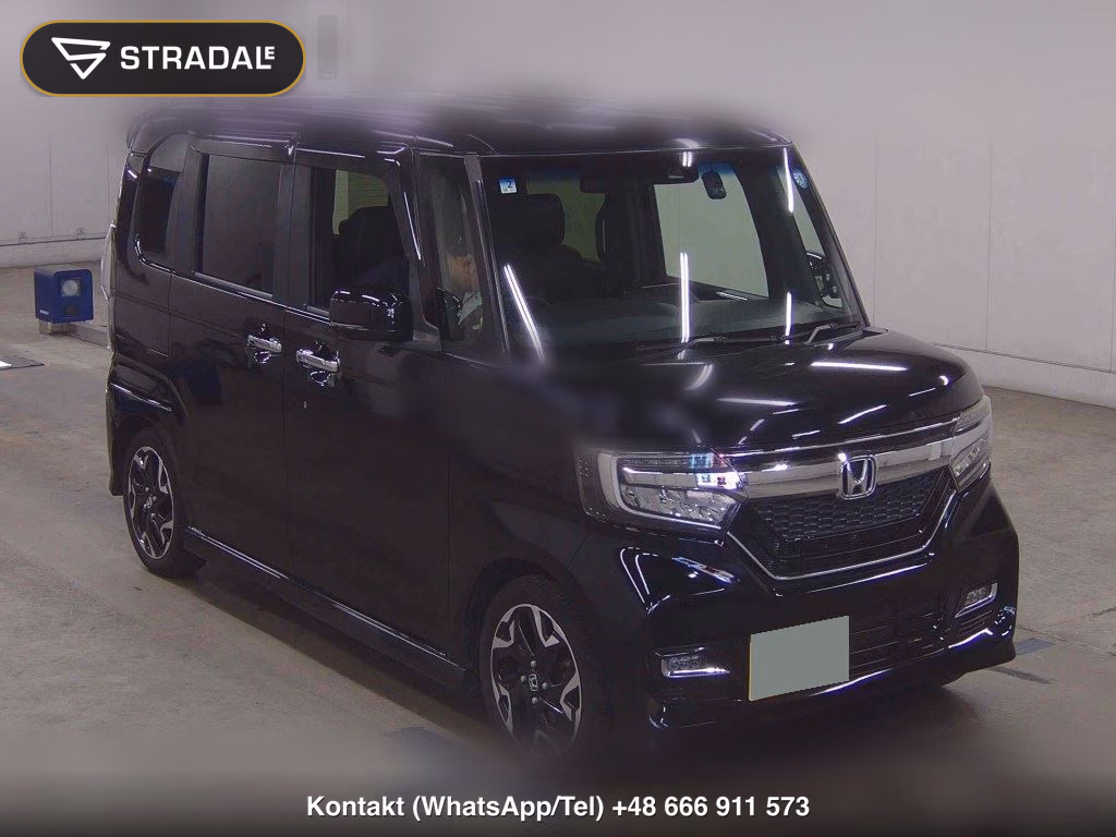 HONDA N-BOX CUSTOM G･L TURBO HONDA SENSING 2019, aukcja z Japonii, zdjęcie 1