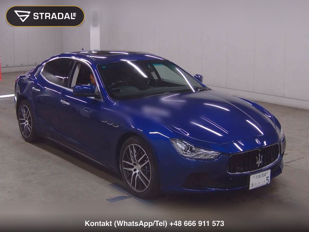 MASERATI GHIBLI 4D S 2015, aukcja z Japonii, zdjęcie 1