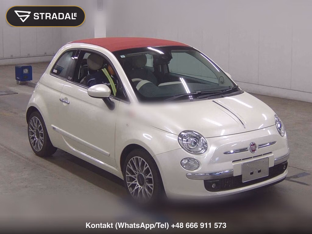 FIAT 500C TWINAIR LOUNGE 2013, aukcja z Japonii, zdjęcie 1