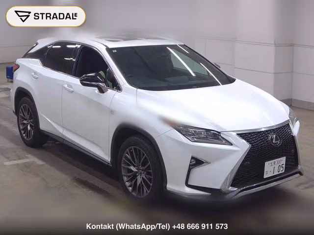 LEXUS RX 4WD RX200T F SPORT 2016, samochód z aukcji Japonii