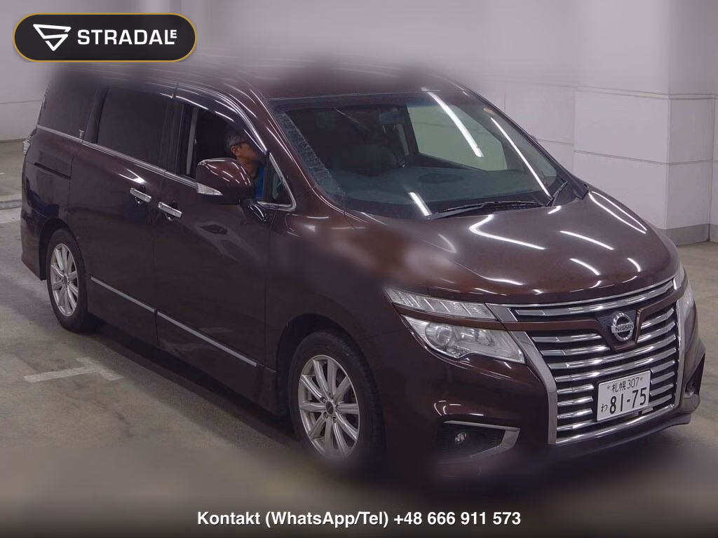 NISSAN ELGRAND 5D 4WD 250 HIGHWAY STAR 2014, aukcja z Japonii, zdjęcie 1