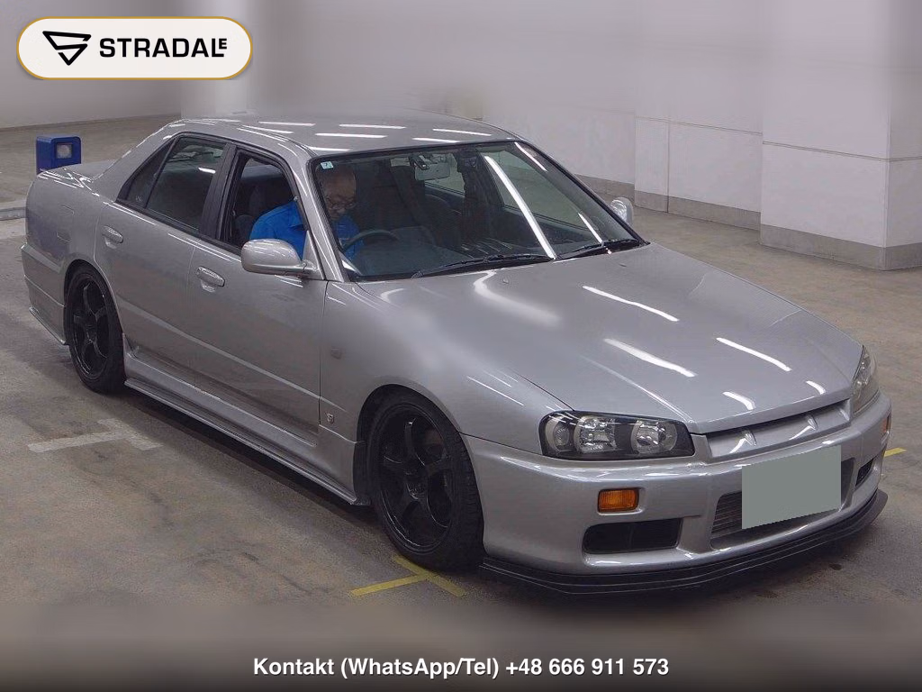 NISSAN SKYLINE 4D 25GT-X TURBO 1998, aukcja z Japonii, zdjęcie 1
