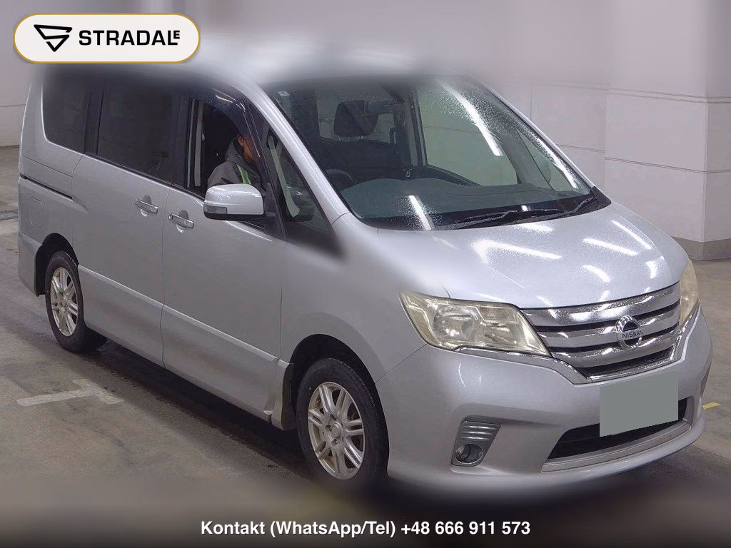 NISSAN SERENA 5D 4WD HIGHWAY STAR V SELECTION 2012, aukcja z Japonii, zdjęcie 1