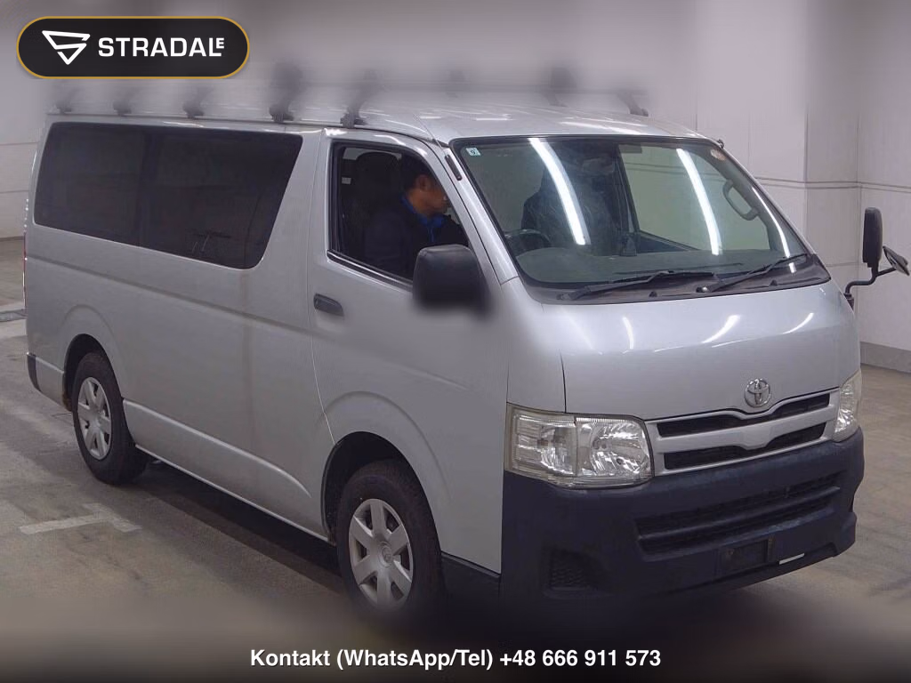 TOYOTA HIACE VAN 4D 4WD DX 2012, aukcja z Japonii, zdjęcie 1
